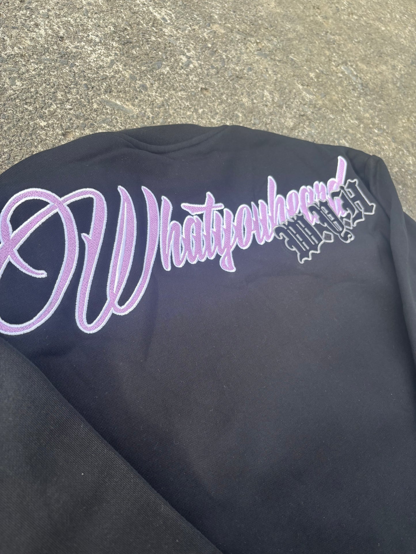 WYH Black Crewneck