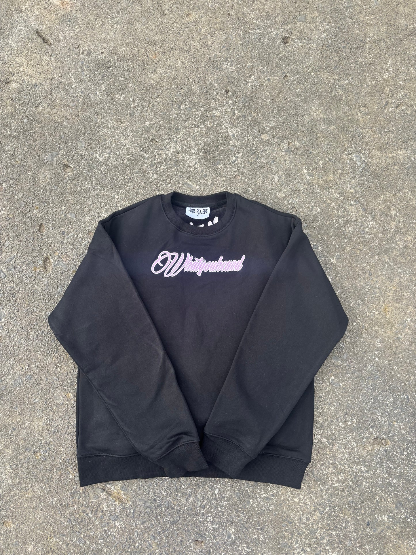 WYH Black Crewneck