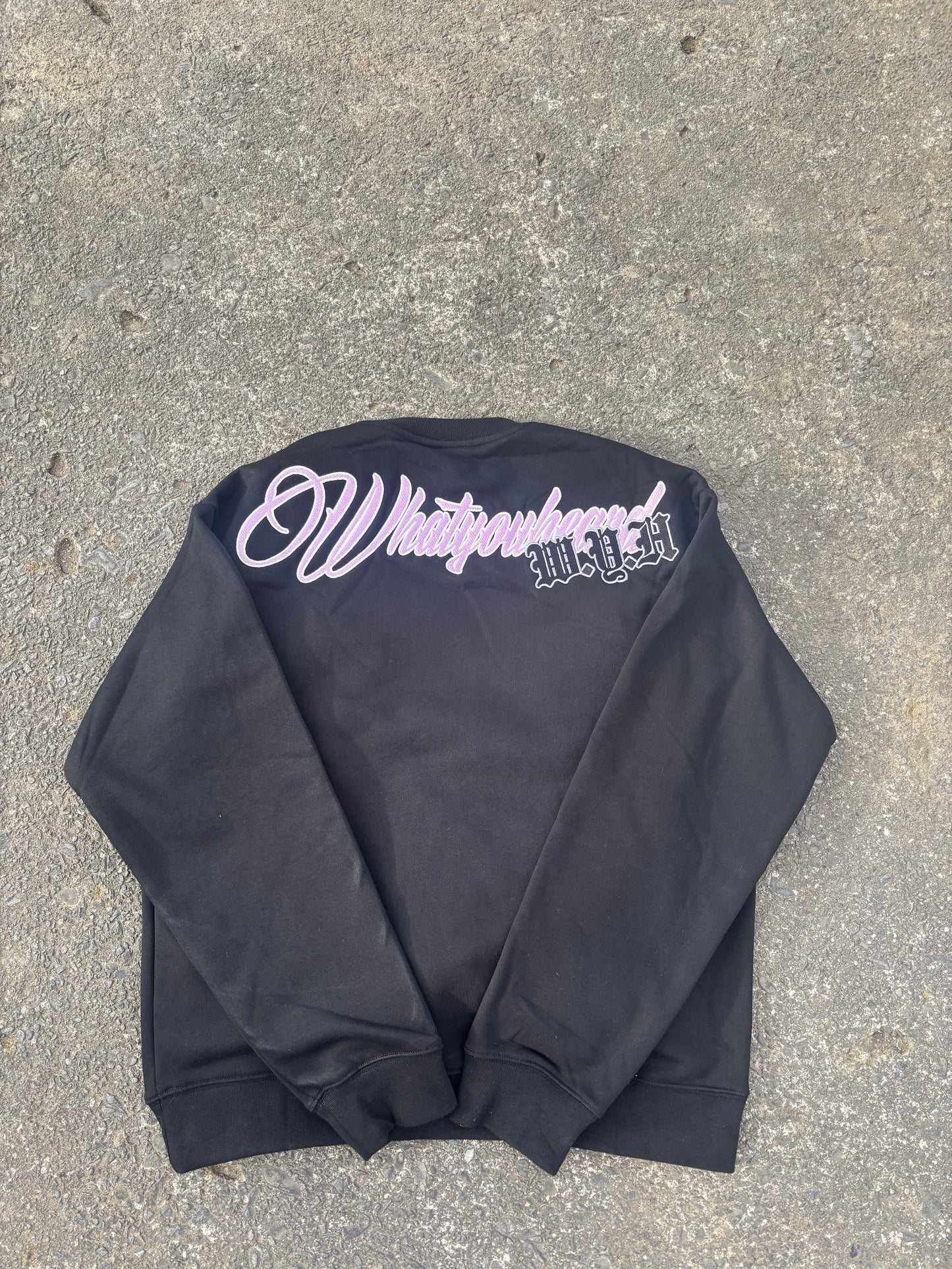 WYH Black Crewneck